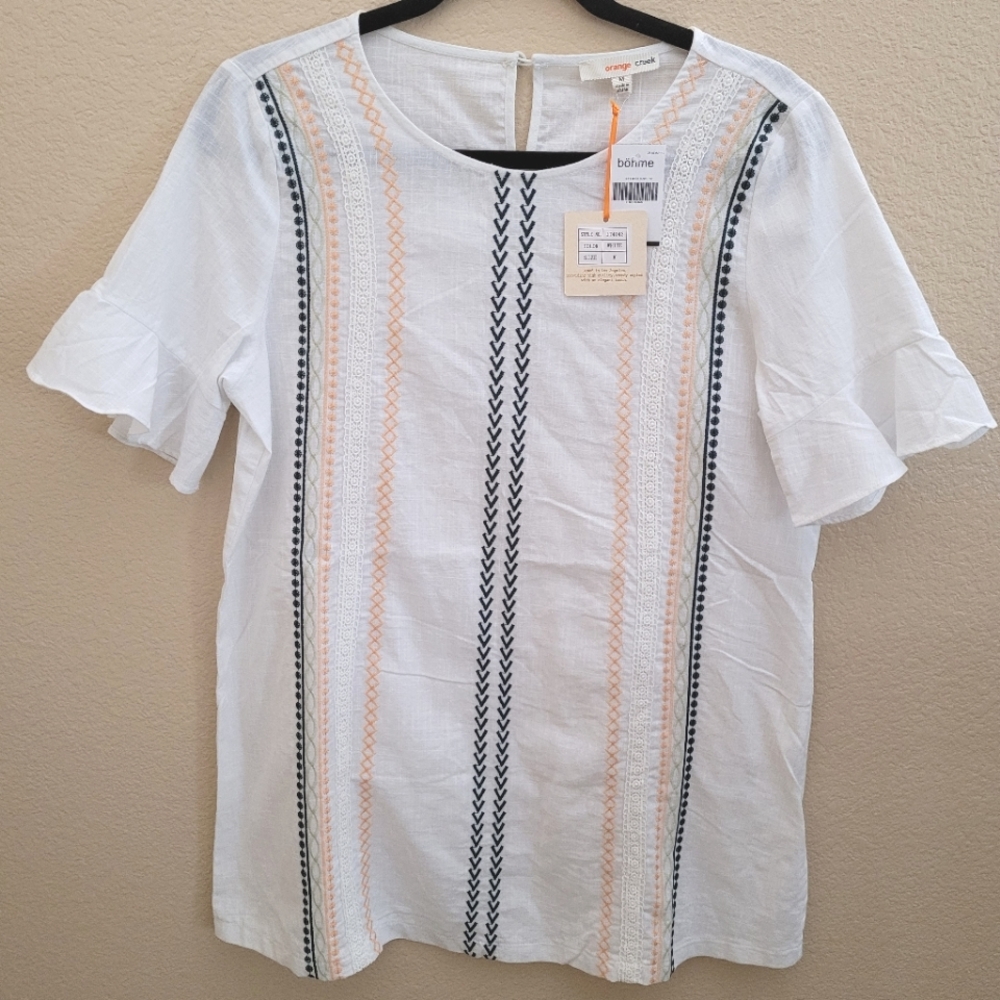 Orange Creek Tunic Top